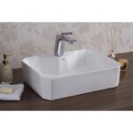 Lena E-5406 Beyaz Tezgah Üstü Lavabo