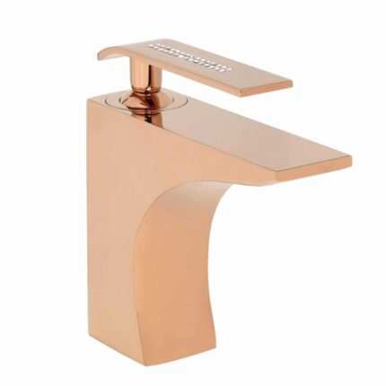 Fontana F-513 Rose Gold Batarya - F-513 - Lavabo Bataryası