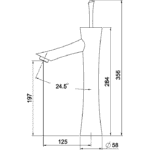 Fontana F-622 Altın Batarya - F-622 - Çanak Lavabo Bataryası - 1