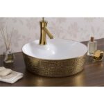 Lena E-5001A Altın Tezgah Üstü Lavabo - E-5001A - Tezgah Üstü Lavabo - 1