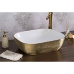 Lena E-5003A Altın Tezgah Üstü Lavabo - E-5003A - Tezgah Üstü Lavabo - 1