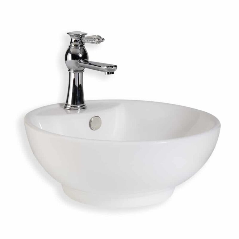 Lena E-5033 Beyaz Tezgah Üstü Lavabo