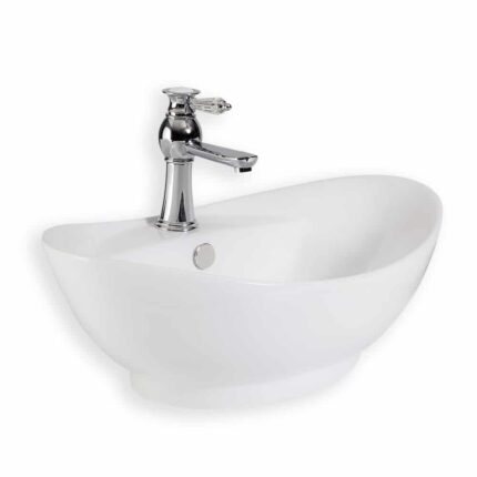 Lena E-5080 Beyaz Tezgah Üstü Lavabo