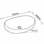 Lena E-5257 Beyaz Tezgah Üstü Lavabo - E-5257 - Tezgah Üstü Lavabo - 1