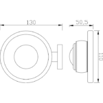 FONTANA FC-30102 Montajlı Sabunluk-Krom