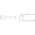 FONTANA FC-30103 Kağıtlık-Krom - FC-30103 - Tuvalet Kağıtlık - 1