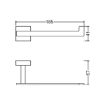 FONTANA FC-50103 Kağıtlık-Krom - FC-50103 - Tuvalet Kağıtlık - 1