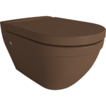 Bocchi Taormina Arch Gizli Taharet Girişli Asma Klozet Mat Kahve