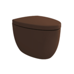 Bocchi Etna Gizli Taharet Girişli Asma Klozet Mat Kahve - 1116-025-0128 - Asma Klozet - 1