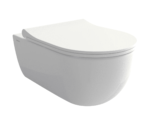 Bocchi V-Tondo Rimless Gizli Taharet Girişli Asma Klozet Parlak Beyaz