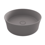 Bocchi Sottile Slim Line Tezgah Üstü Lavabo 38 cm Mat Gri