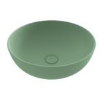 Bocchi Sottile Slim Line Tezgah Üstü Lavabo 38 cm Mat Mint Yeşil