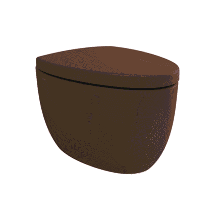 Bocchi Etna Gizli Taharet Girişli Asma Klozet Mat Kahve