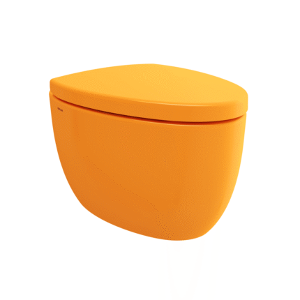 Bocchi Etna Gizli Taharet Girişli Asma Klozet Parlak Mandalina Sarısı