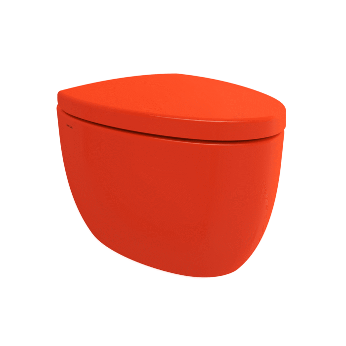 Bocchi Etna Gizli Taharet Girişli Asma Klozet Parlak Turuncu - 1116-012-0128 - Asma Klozet - 2