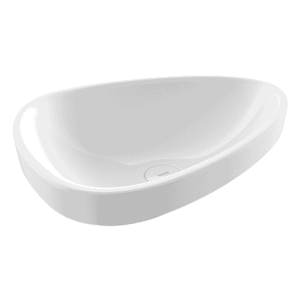 Bocchi Etna Tezgah Üstü Lavabo 58 cm Parlak Beyaz