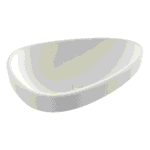 Bocchi Etna Tezgah Üstü Lavabo 58 cm Mat Beyaz - 1112-002-0125 - Yarım Tezgah Lavabo - 1