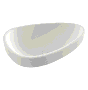 Bocchi Etna Tezgah Üstü Lavabo 58 cm Mat Beyaz - 1112-002-0125 - Yarım Tezgah Lavabo - 1