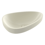 Bocchi Etna Tezgah Üstü Lavabo 58 cm Parlak Bisküvi - 1112-014-0125 - Yarım Tezgah Lavabo - 1