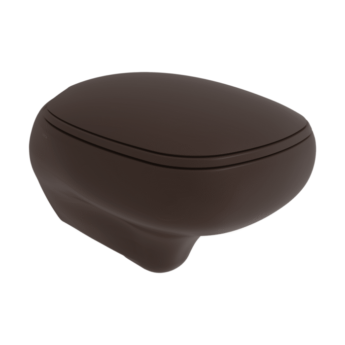 Bocchi Fenice Gizli Taharet Girişli Asma Klozet Mat Kahve