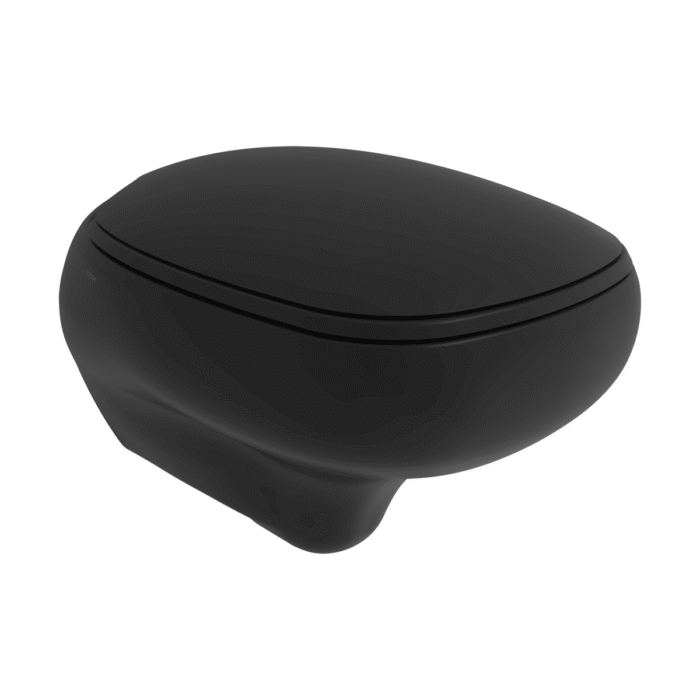 Bocchi Fenice Gizli Taharet Girişli Asma Klozet Mat Siyah - 1166-004-0128 - Asma Klozet - 1