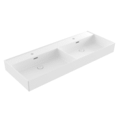 Bocchi Milano Tezgah Üstü/Asma Lavabo 120 cm Mat Beyaz