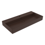 Bocchi Milano Tezgah Üstü/Asma Lavabo 100 cm Mat Kahve - 1378-025-0126 - Asma Lavabo
