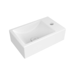 Bocchi Milano Tezgah Üstü/Asma Lavabo 37 cm Mat Beyaz - 1419-002-0126 - Mini Lavabo