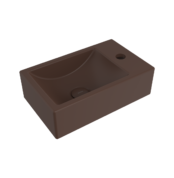 Bocchi Milano Tezgah Üstü/Asma Lavabo 37 cm Mat Kahve - 1419-025-0126 - Mini Lavabo