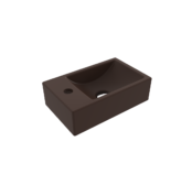 Bocchi Milano Tezgah Üstü/Asma Lavabo 37 cm Mat Kahve - 1418-025-0126 - Mini Lavabo