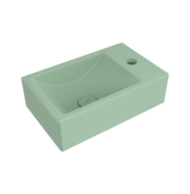 Bocchi Milano Tezgah Üstü/Asma Lavabo 37 cm Mat Mint Yeşil - 1419-033-0126 - Mini Lavabo