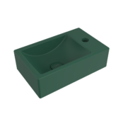 Bocchi Milano Tezgah Üstü/Asma Lavabo 37 cm Mat Yeşil - 1419-027-0126 - Mini Lavabo