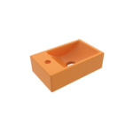 Bocchi Milano Tezgah Üstü/Asma Lavabo 37 cm Parlak Mandalina Sarısı - 1418-021-0126 - Mini Lavabo