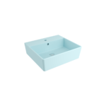 Bocchi Milano Tezgah Üstü/Asma Lavabo 50 cm Mat Buz Mavisi - 1216-029-0126 - Asma Lavabo