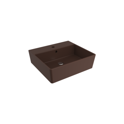 Bocchi Milano Tezgah Üstü/Asma Lavabo 50 cm Mat Kahve - 1216-025-0126 - Asma Lavabo