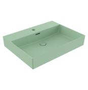 Bocchi Milano Tezgah Üstü/Asma Lavabo 60 cm Mat Mint Yeşil - 1376-033-0126 - Asma Lavabo