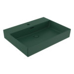 Bocchi Milano Tezgah Üstü/Asma Lavabo 60 cm Mat Yeşil - 1376-027-0126 - Asma Lavabo