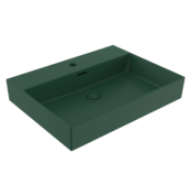 Bocchi Milano Tezgah Üstü/Asma Lavabo 60 cm Mat Yeşil - 1376-027-0126 - Asma Lavabo