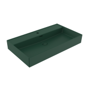 Bocchi Milano Tezgah Üstü/Asma Lavabo 80 cm Mat Yeşil - 1377-027-0126 - Asma Lavabo