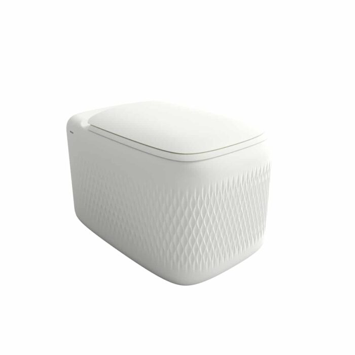 Bocchi New Age Gizli Taharet Girişli Asma Klozet Mat Beyaz - 1409-002-0128 - Asma Klozet - 1