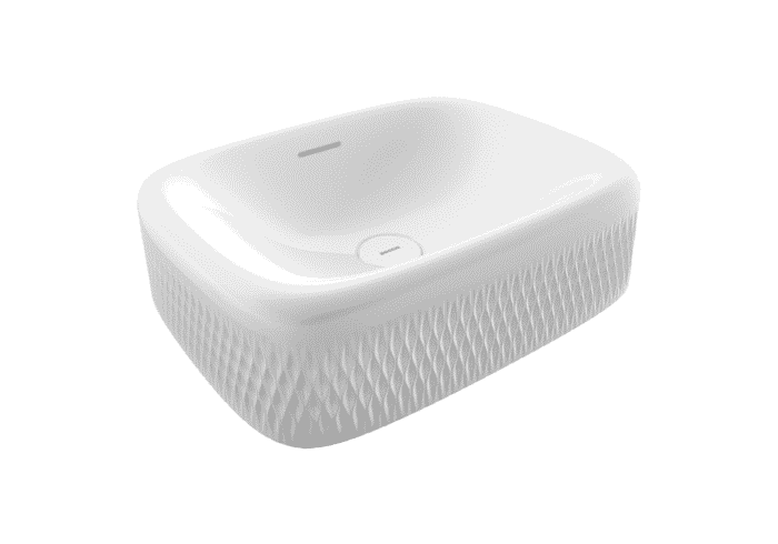 Bocchi New Age Tezgah Üstü Lavabo 55 cm Parlak Beyaz