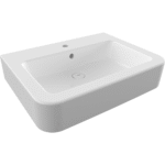 Bocchi Parma Tezgah Üstü Lavabo 65 cm Parlak Beyaz - 1123-001-0126 - Tezgah Üstü Lavabo - 1