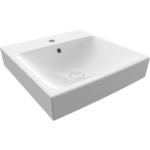 Bocchi Scala Arch Tezgah Üstü Lavabo 48 cm Parlak Beyaz - 1076-001-0126 - Tezgah Üstü Lavabo - 1