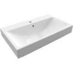Bocchi Scala Arch Tezgah Üstü Lavabo 80 cm Parlak Beyaz - 1078-001-0126 - Tezgah Üstü Lavabo - 1
