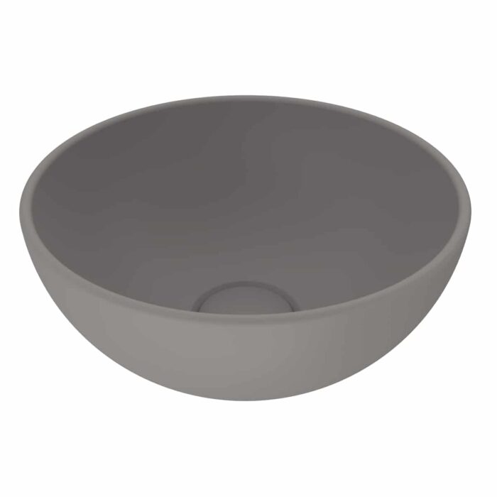 Bocchi Sottile Slim Line Tezgah Üstü Lavabo 26 cm Mat Gri