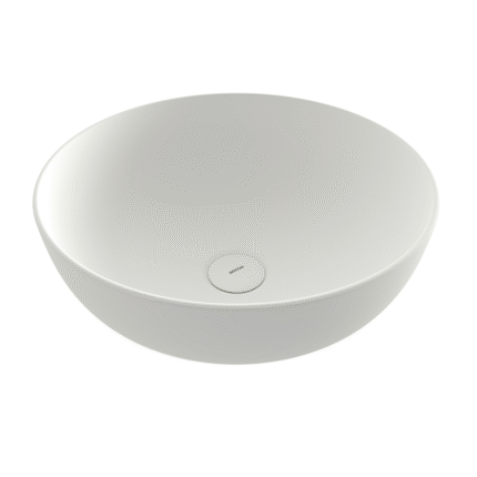 Bocchi Sottile Slim Line Tezgah Üstü Lavabo 38 cm Mat Beyaz