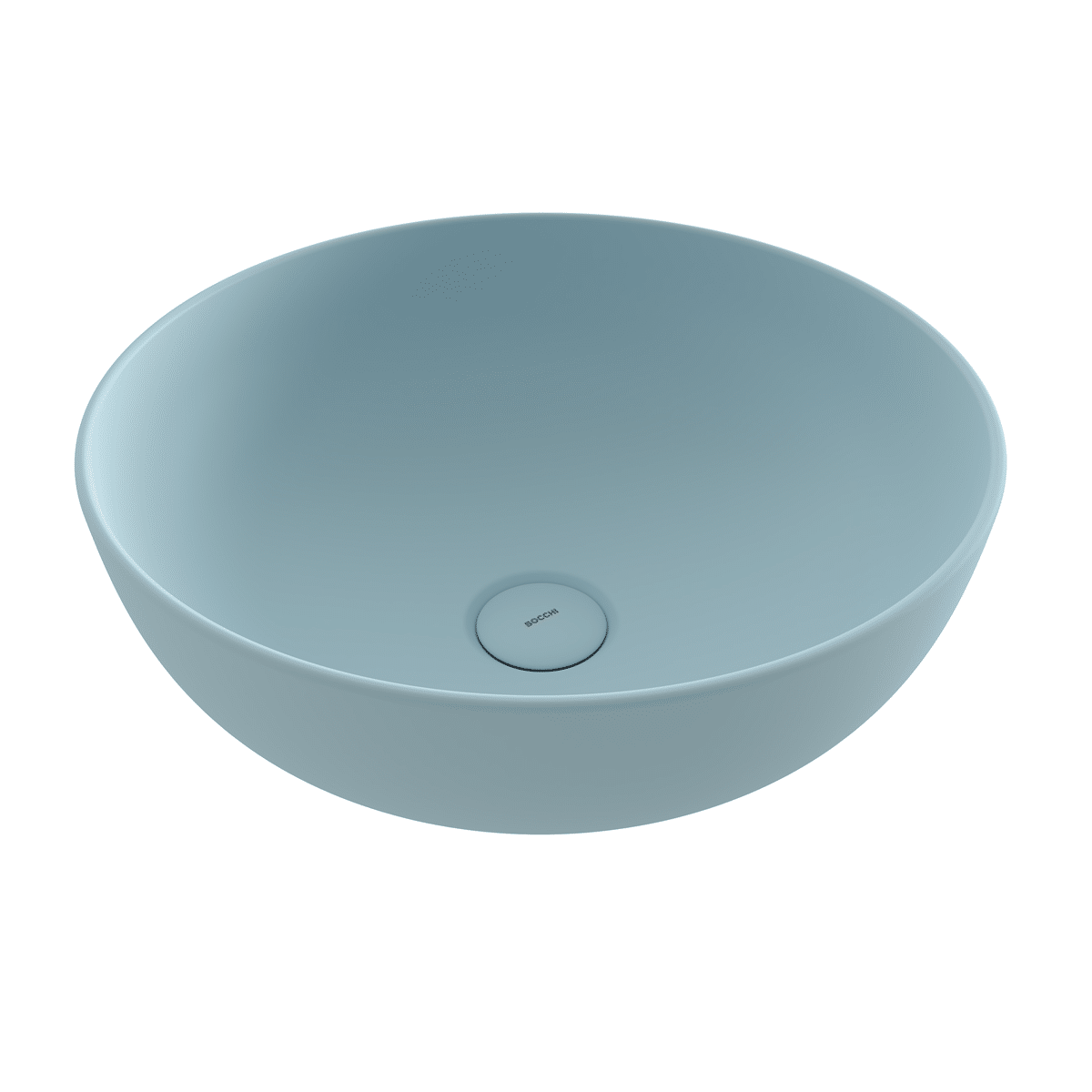 Bocchi Sottile Slim Line Tezgah Üstü Lavabo 38 cm Mat Buz Mavisi Bocchi Sottile Slim Line Tezgah Üstü Lavabo 38 cm Mat Buz Mavisi