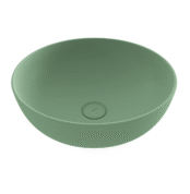 Bocchi Sottile Slim Line Tezgah Üstü Lavabo 38 cm Mat Mint Yeşil