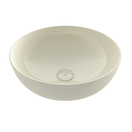 Bocchi Sottile Slim Line Tezgah Üstü Lavabo 38 cm Parlak Bisküvi