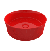 Bocchi Sottile Slim Line Tezgah Üstü Lavabo 38 cm Parlak Kırmızı